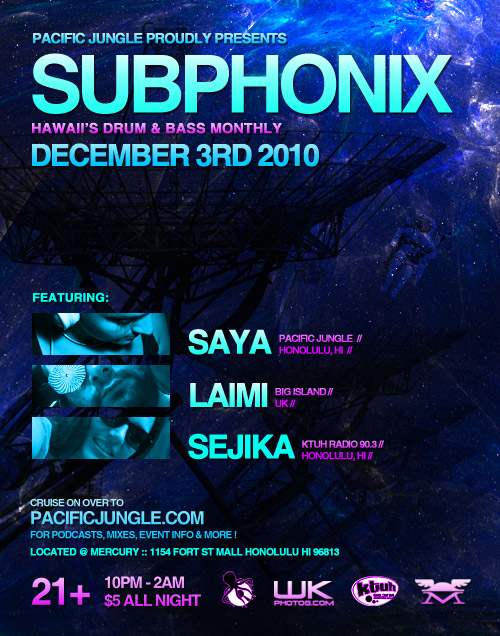 December 2010 Subphonix Flyer