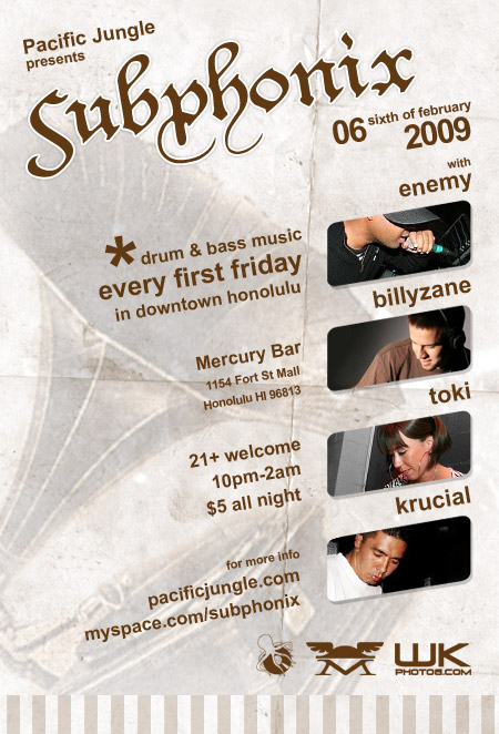 February 2009 Subphonix Flyer