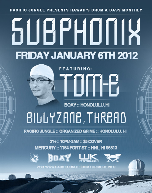 January 2012 Subphonix flyer