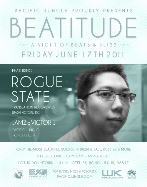 July 2011 Beatitude Flyer with Rogue State